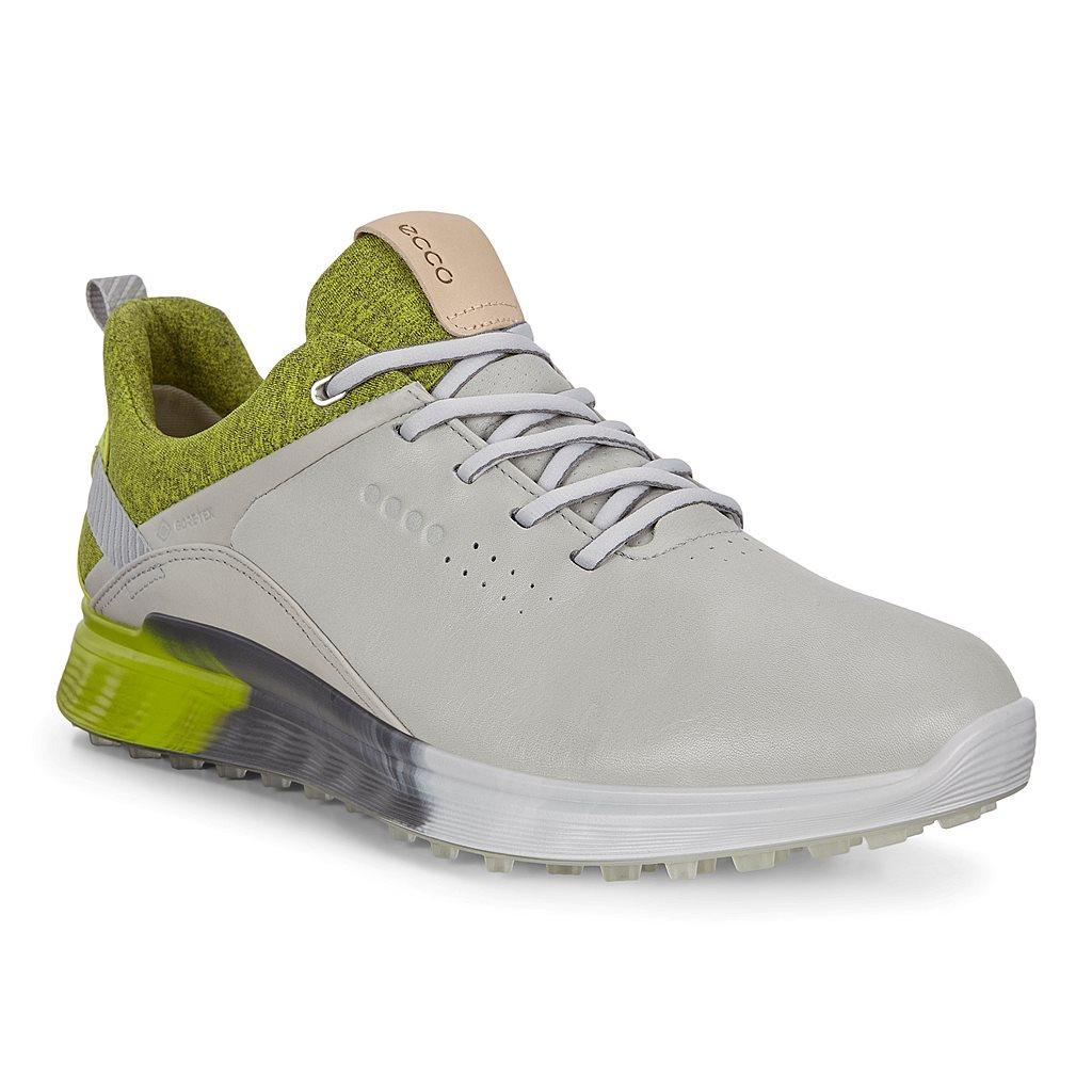 Chaussures De Golf Ecco Golf S-Three Homme Blanche 9248-BODQN